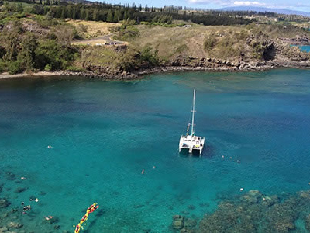 a small boat in a body of water