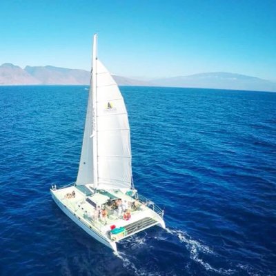 a small boat in a large body of water