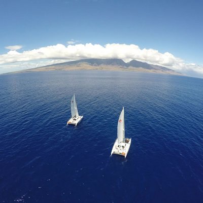 a plane flying over a body of water
