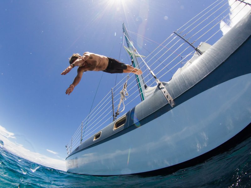 a large ship in the water