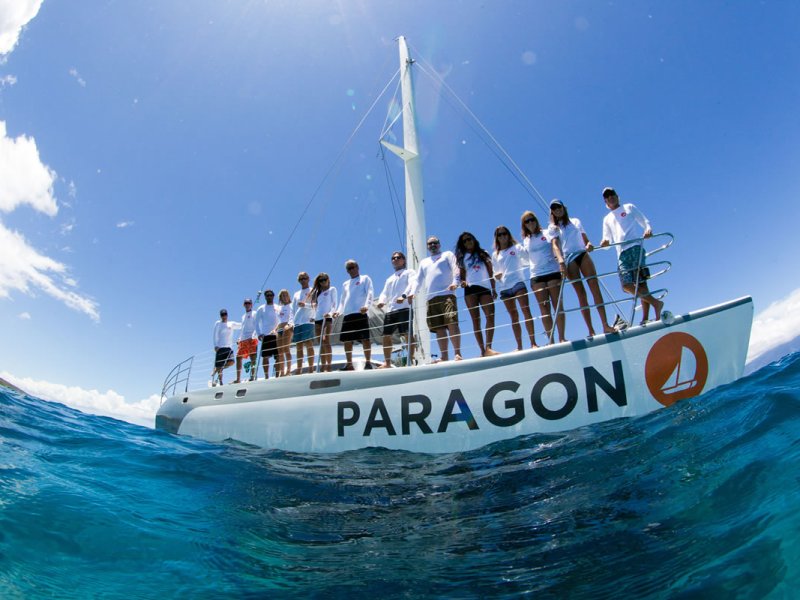 a large ship in the water