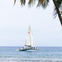 a boat on a body of water